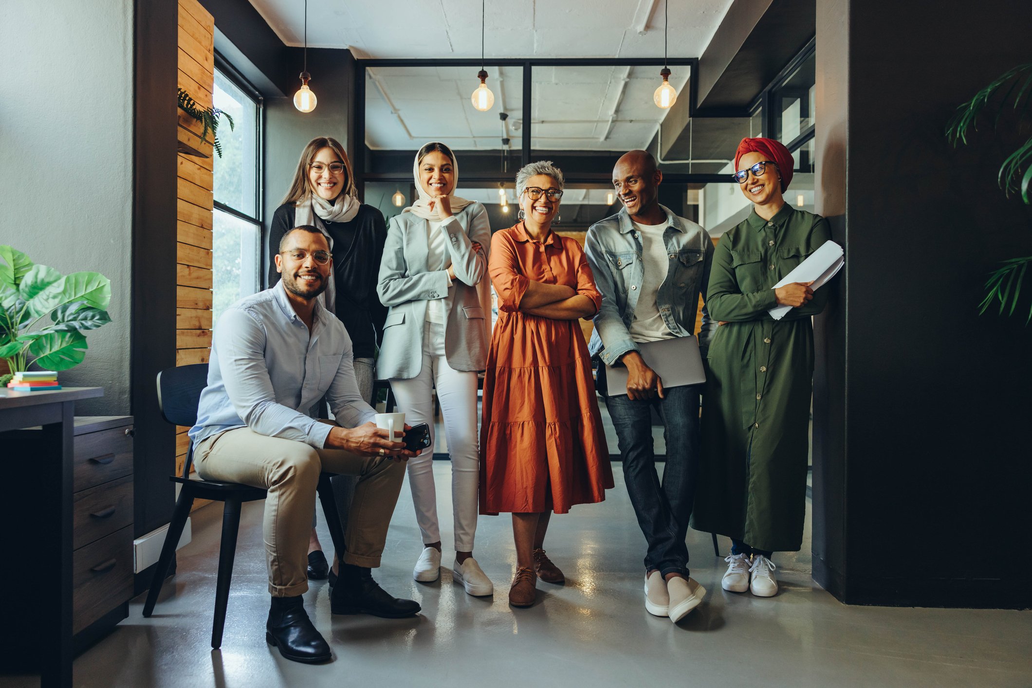 a diverse selection of office workers a diverse selection of office workers