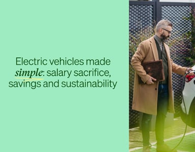 Image for Electric vehicles made simple: salary sacrifice, savings and sustainability