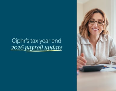 Image for Ciphr’s tax year end 2026 payroll update